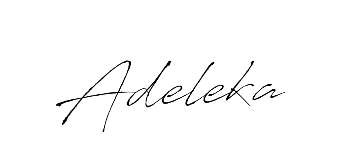 Make a short Adeleka signature style. Manage your documents anywhere anytime using Antro_Vectra. Create and add eSignatures, submit forms, share and send files easily. Adeleka signature style 6 images and pictures png