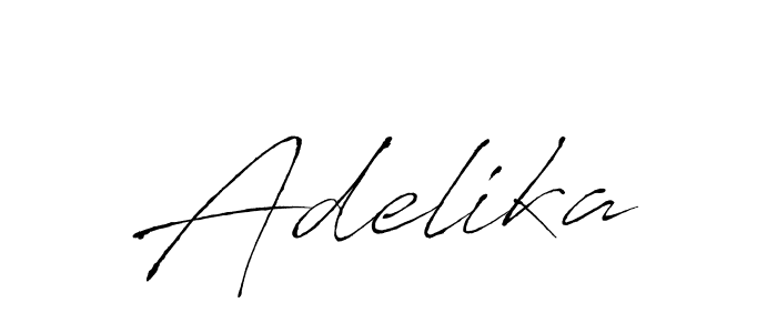 Make a beautiful signature design for name Adelika. With this signature (Antro_Vectra) style, you can create a handwritten signature for free. Adelika signature style 6 images and pictures png