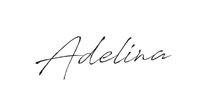 Adelina stylish signature style. Best Handwritten Sign (Antro_Vectra) for my name. Handwritten Signature Collection Ideas for my name Adelina. Adelina signature style 6 images and pictures png