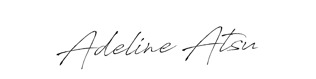 Create a beautiful signature design for name Adeline Atsu. With this signature (Antro_Vectra) fonts, you can make a handwritten signature for free. Adeline Atsu signature style 6 images and pictures png