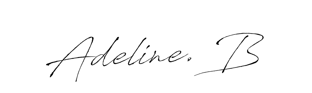 Also You can easily find your signature by using the search form. We will create Adeline. B name handwritten signature images for you free of cost using Antro_Vectra sign style. Adeline. B signature style 6 images and pictures png