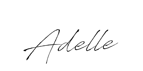 Use a signature maker to create a handwritten signature online. With this signature software, you can design (Antro_Vectra) your own signature for name Adelle. Adelle signature style 6 images and pictures png