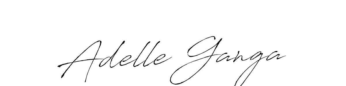 Also You can easily find your signature by using the search form. We will create Adelle Ganga name handwritten signature images for you free of cost using Antro_Vectra sign style. Adelle Ganga signature style 6 images and pictures png