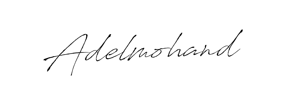 Use a signature maker to create a handwritten signature online. With this signature software, you can design (Antro_Vectra) your own signature for name Adelmohand. Adelmohand signature style 6 images and pictures png