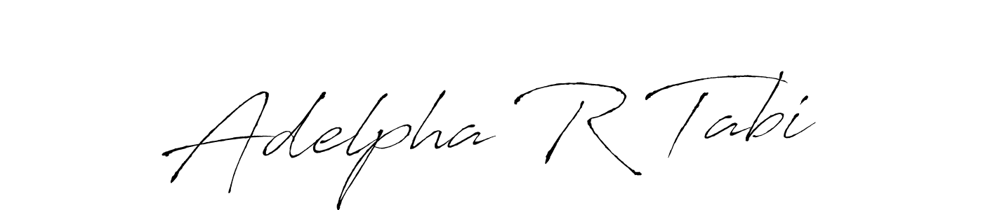 How to make Adelpha R Tabi signature? Antro_Vectra is a professional autograph style. Create handwritten signature for Adelpha R Tabi name. Adelpha R Tabi signature style 6 images and pictures png