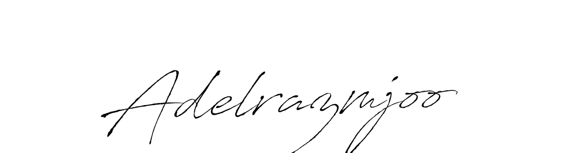 Make a beautiful signature design for name Adelrazmjoo. With this signature (Antro_Vectra) style, you can create a handwritten signature for free. Adelrazmjoo signature style 6 images and pictures png