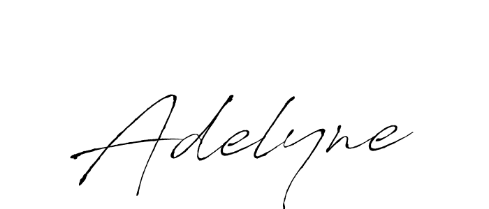 How to make Adelyne signature? Antro_Vectra is a professional autograph style. Create handwritten signature for Adelyne name. Adelyne signature style 6 images and pictures png