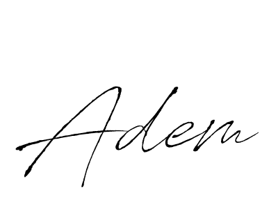 Create a beautiful signature design for name Adem. With this signature (Antro_Vectra) fonts, you can make a handwritten signature for free. Adem signature style 6 images and pictures png