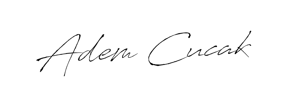 The best way (Antro_Vectra) to make a short signature is to pick only two or three words in your name. The name Adem Cucak include a total of six letters. For converting this name. Adem Cucak signature style 6 images and pictures png