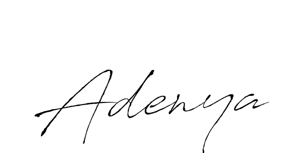 Use a signature maker to create a handwritten signature online. With this signature software, you can design (Antro_Vectra) your own signature for name Adenya. Adenya signature style 6 images and pictures png
