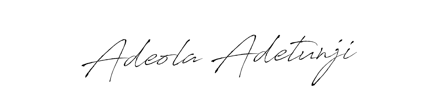 Adeola Adetunji stylish signature style. Best Handwritten Sign (Antro_Vectra) for my name. Handwritten Signature Collection Ideas for my name Adeola Adetunji. Adeola Adetunji signature style 6 images and pictures png