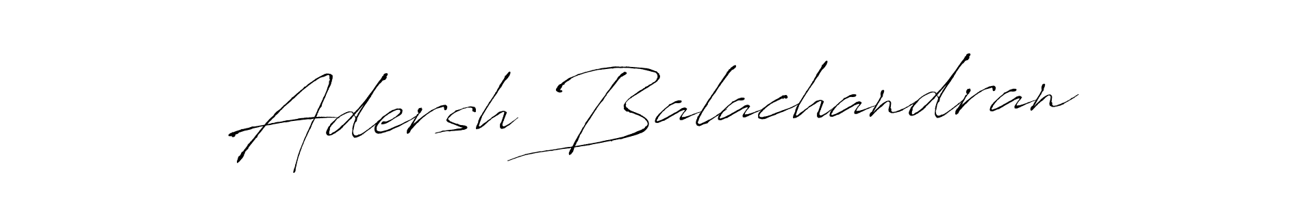Create a beautiful signature design for name Adersh Balachandran. With this signature (Antro_Vectra) fonts, you can make a handwritten signature for free. Adersh Balachandran signature style 6 images and pictures png