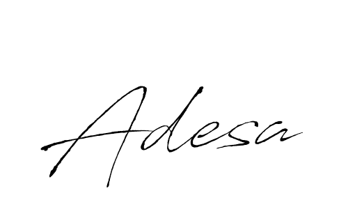 Also we have Adesa name is the best signature style. Create professional handwritten signature collection using Antro_Vectra autograph style. Adesa signature style 6 images and pictures png