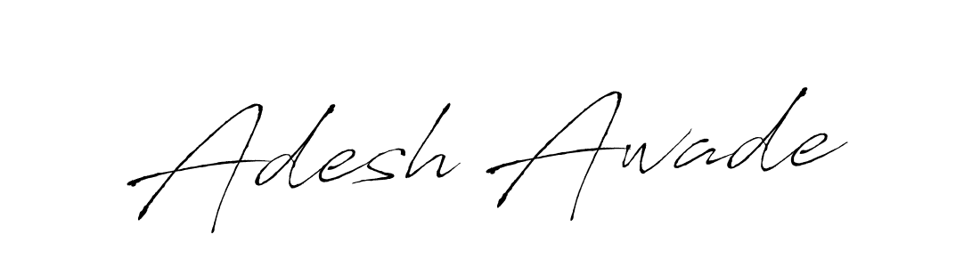 The best way (Antro_Vectra) to make a short signature is to pick only two or three words in your name. The name Adesh Awade include a total of six letters. For converting this name. Adesh Awade signature style 6 images and pictures png