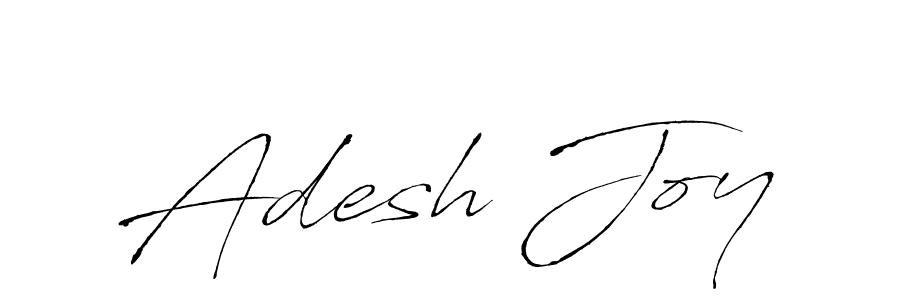 How to make Adesh Joy name signature. Use Antro_Vectra style for creating short signs online. This is the latest handwritten sign. Adesh Joy signature style 6 images and pictures png