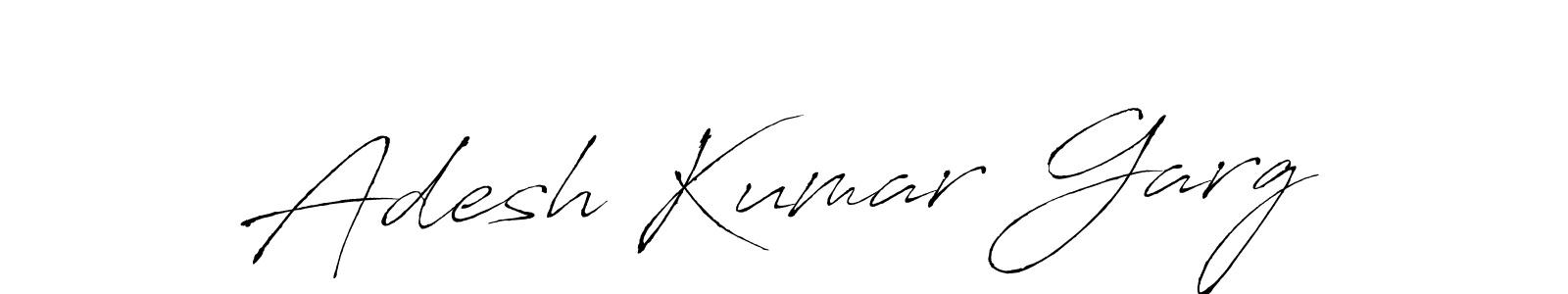 It looks lik you need a new signature style for name Adesh Kumar Garg. Design unique handwritten (Antro_Vectra) signature with our free signature maker in just a few clicks. Adesh Kumar Garg signature style 6 images and pictures png