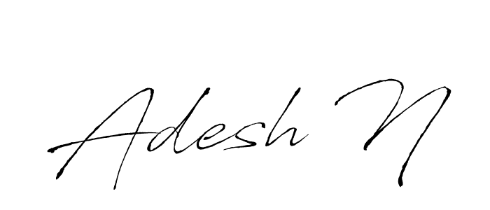 Best and Professional Signature Style for Adesh N. Antro_Vectra Best Signature Style Collection. Adesh N signature style 6 images and pictures png