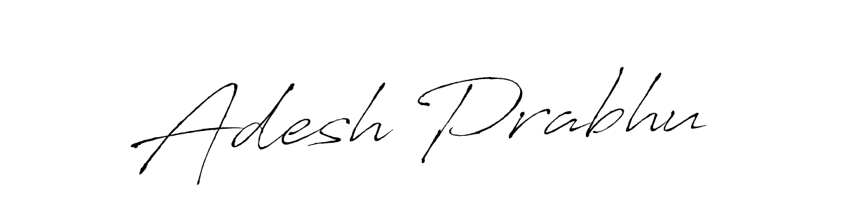 Design your own signature with our free online signature maker. With this signature software, you can create a handwritten (Antro_Vectra) signature for name Adesh Prabhu. Adesh Prabhu signature style 6 images and pictures png