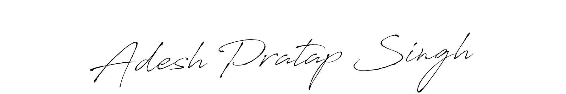 Use a signature maker to create a handwritten signature online. With this signature software, you can design (Antro_Vectra) your own signature for name Adesh Pratap Singh. Adesh Pratap Singh signature style 6 images and pictures png