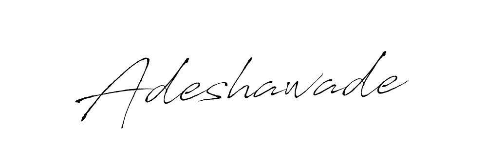 How to make Adeshawade name signature. Use Antro_Vectra style for creating short signs online. This is the latest handwritten sign. Adeshawade signature style 6 images and pictures png