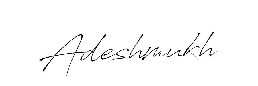 How to make Adeshmukh signature? Antro_Vectra is a professional autograph style. Create handwritten signature for Adeshmukh name. Adeshmukh signature style 6 images and pictures png