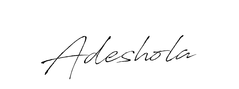 Design your own signature with our free online signature maker. With this signature software, you can create a handwritten (Antro_Vectra) signature for name Adeshola. Adeshola signature style 6 images and pictures png