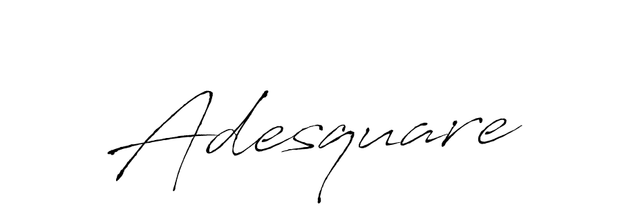 Antro_Vectra is a professional signature style that is perfect for those who want to add a touch of class to their signature. It is also a great choice for those who want to make their signature more unique. Get Adesquare name to fancy signature for free. Adesquare signature style 6 images and pictures png