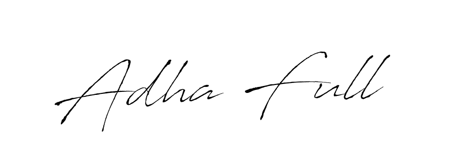 Similarly Antro_Vectra is the best handwritten signature design. Signature creator online .You can use it as an online autograph creator for name Adha Full. Adha Full signature style 6 images and pictures png