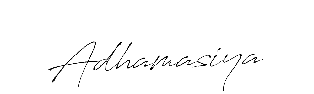 Make a beautiful signature design for name Adhamasiya. Use this online signature maker to create a handwritten signature for free. Adhamasiya signature style 6 images and pictures png