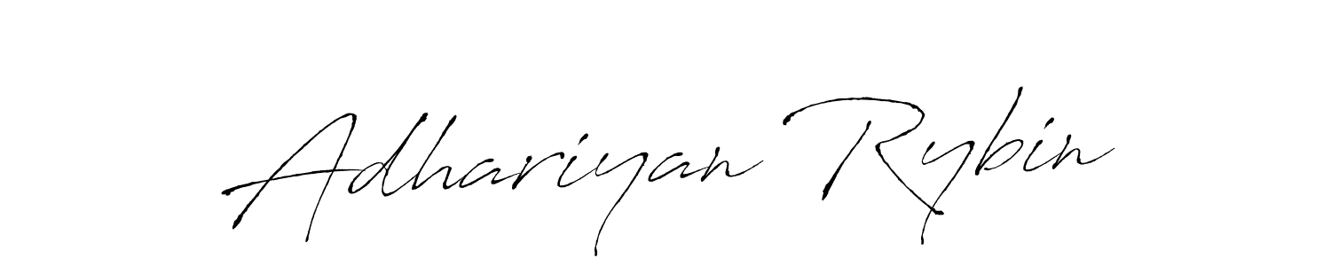 This is the best signature style for the Adhariyan Rybin name. Also you like these signature font (Antro_Vectra). Mix name signature. Adhariyan Rybin signature style 6 images and pictures png