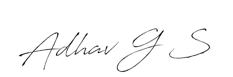 Here are the top 10 professional signature styles for the name Adhav G S. These are the best autograph styles you can use for your name. Adhav G S signature style 6 images and pictures png