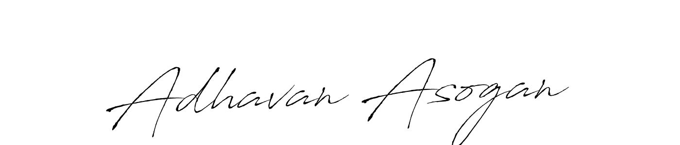 Design your own signature with our free online signature maker. With this signature software, you can create a handwritten (Antro_Vectra) signature for name Adhavan Asogan. Adhavan Asogan signature style 6 images and pictures png