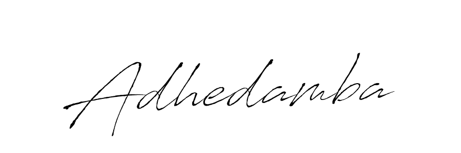 Use a signature maker to create a handwritten signature online. With this signature software, you can design (Antro_Vectra) your own signature for name Adhedamba. Adhedamba signature style 6 images and pictures png