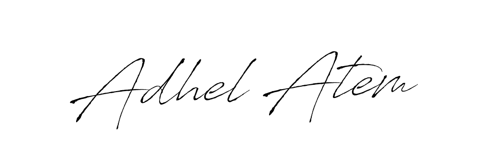 Antro_Vectra is a professional signature style that is perfect for those who want to add a touch of class to their signature. It is also a great choice for those who want to make their signature more unique. Get Adhel Atem name to fancy signature for free. Adhel Atem signature style 6 images and pictures png