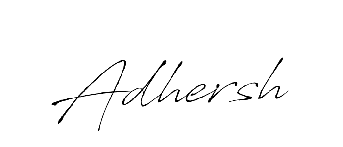 Use a signature maker to create a handwritten signature online. With this signature software, you can design (Antro_Vectra) your own signature for name Adhersh. Adhersh signature style 6 images and pictures png