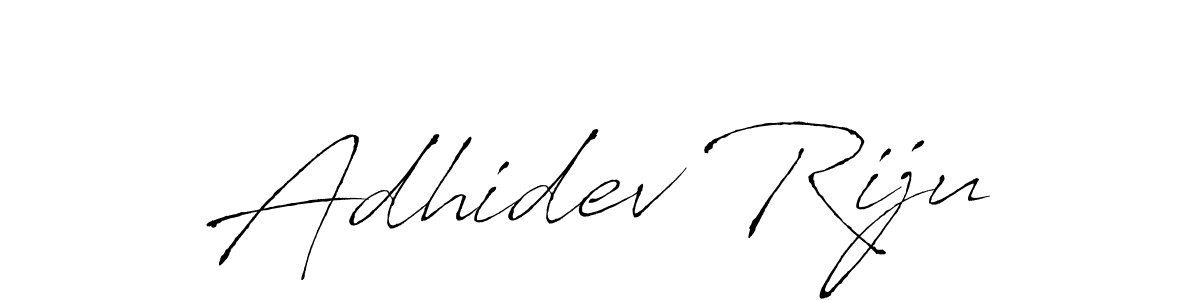 Also You can easily find your signature by using the search form. We will create Adhidev Riju name handwritten signature images for you free of cost using Antro_Vectra sign style. Adhidev Riju signature style 6 images and pictures png