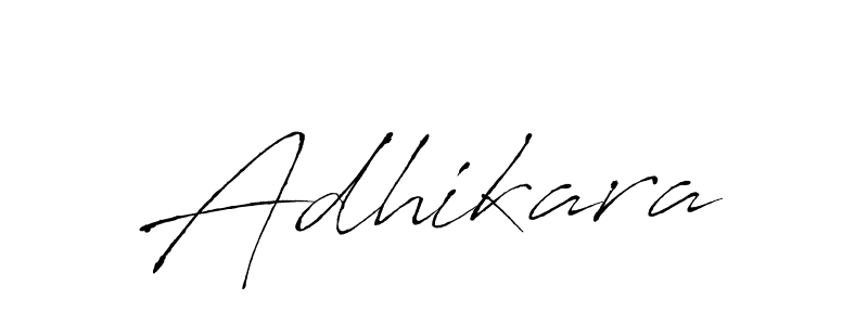 Also You can easily find your signature by using the search form. We will create Adhikara name handwritten signature images for you free of cost using Antro_Vectra sign style. Adhikara signature style 6 images and pictures png