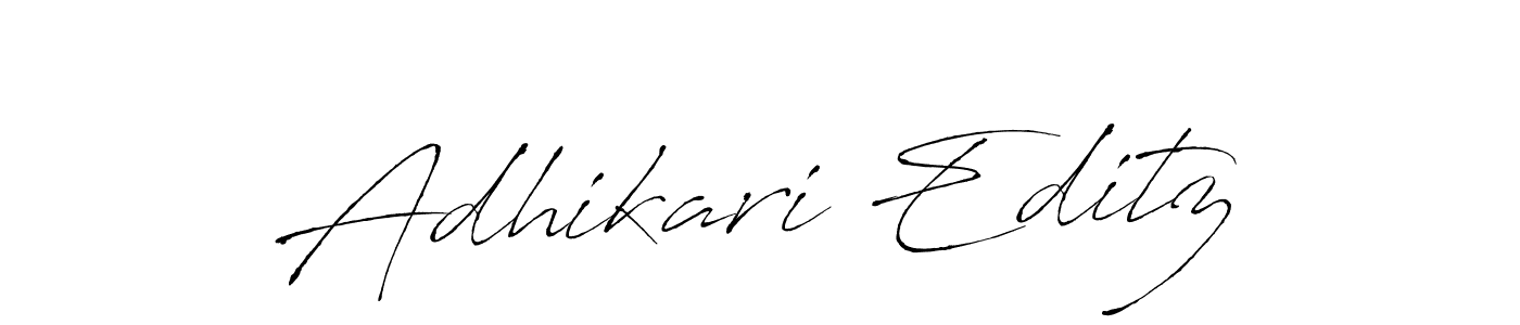Also we have Adhikari Editz name is the best signature style. Create professional handwritten signature collection using Antro_Vectra autograph style. Adhikari Editz signature style 6 images and pictures png