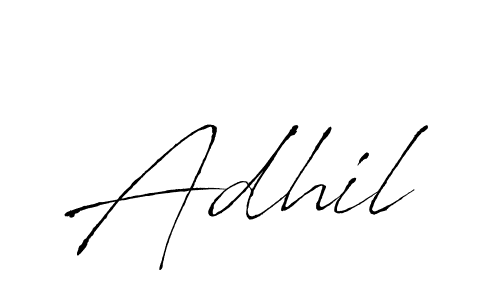 Antro_Vectra is a professional signature style that is perfect for those who want to add a touch of class to their signature. It is also a great choice for those who want to make their signature more unique. Get Adhil name to fancy signature for free. Adhil signature style 6 images and pictures png