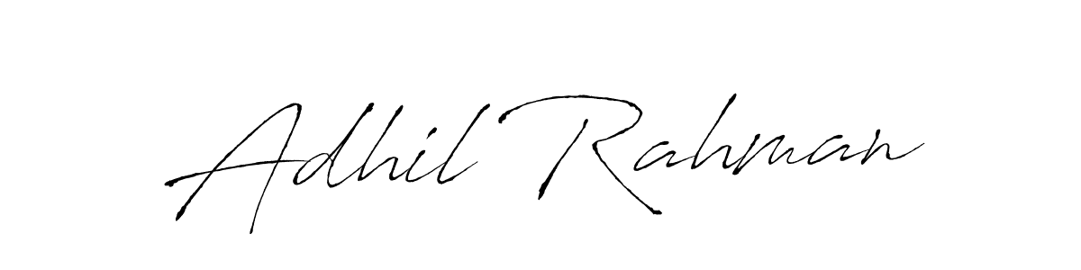 Also we have Adhil Rahman name is the best signature style. Create professional handwritten signature collection using Antro_Vectra autograph style. Adhil Rahman signature style 6 images and pictures png