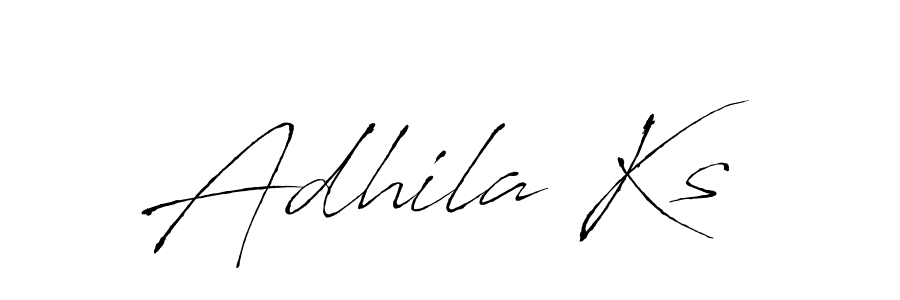 Antro_Vectra is a professional signature style that is perfect for those who want to add a touch of class to their signature. It is also a great choice for those who want to make their signature more unique. Get Adhila Ks name to fancy signature for free. Adhila Ks signature style 6 images and pictures png