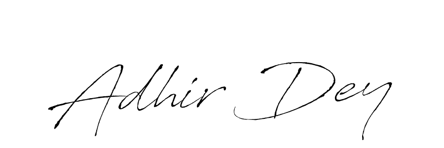 How to make Adhir Dey signature? Antro_Vectra is a professional autograph style. Create handwritten signature for Adhir Dey name. Adhir Dey signature style 6 images and pictures png