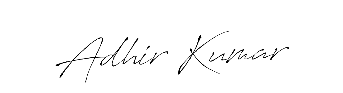 Make a beautiful signature design for name Adhir Kumar. Use this online signature maker to create a handwritten signature for free. Adhir Kumar signature style 6 images and pictures png
