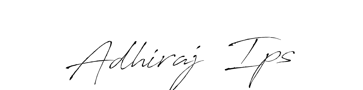 Similarly Antro_Vectra is the best handwritten signature design. Signature creator online .You can use it as an online autograph creator for name Adhiraj  Ips. Adhiraj  Ips signature style 6 images and pictures png