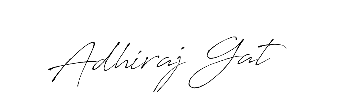 Design your own signature with our free online signature maker. With this signature software, you can create a handwritten (Antro_Vectra) signature for name Adhiraj Gat. Adhiraj Gat signature style 6 images and pictures png