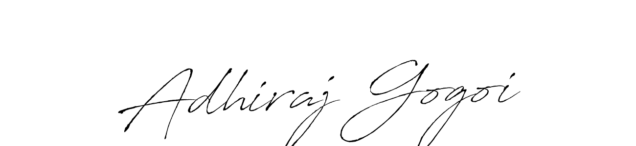 How to make Adhiraj Gogoi signature? Antro_Vectra is a professional autograph style. Create handwritten signature for Adhiraj Gogoi name. Adhiraj Gogoi signature style 6 images and pictures png