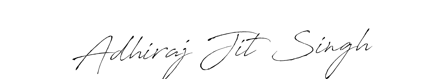 Create a beautiful signature design for name Adhiraj Jit Singh. With this signature (Antro_Vectra) fonts, you can make a handwritten signature for free. Adhiraj Jit Singh signature style 6 images and pictures png