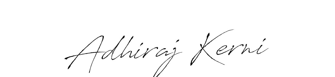 The best way (Antro_Vectra) to make a short signature is to pick only two or three words in your name. The name Adhiraj Kerni include a total of six letters. For converting this name. Adhiraj Kerni signature style 6 images and pictures png