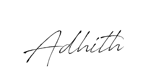 Make a beautiful signature design for name Adhith. With this signature (Antro_Vectra) style, you can create a handwritten signature for free. Adhith signature style 6 images and pictures png
