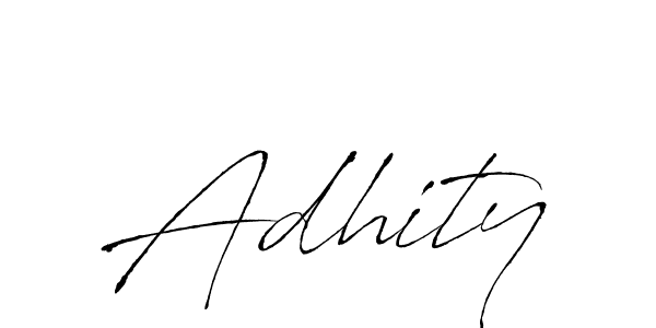 Similarly Antro_Vectra is the best handwritten signature design. Signature creator online .You can use it as an online autograph creator for name Adhity. Adhity signature style 6 images and pictures png